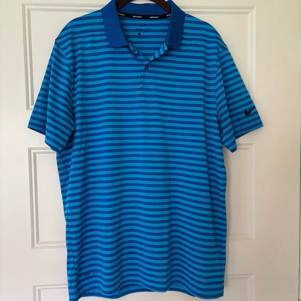 Nike Golf Dri-Fit Polo (Blue)